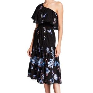 𝅺Dress The Population Maxi Dress Embroidered Flowers